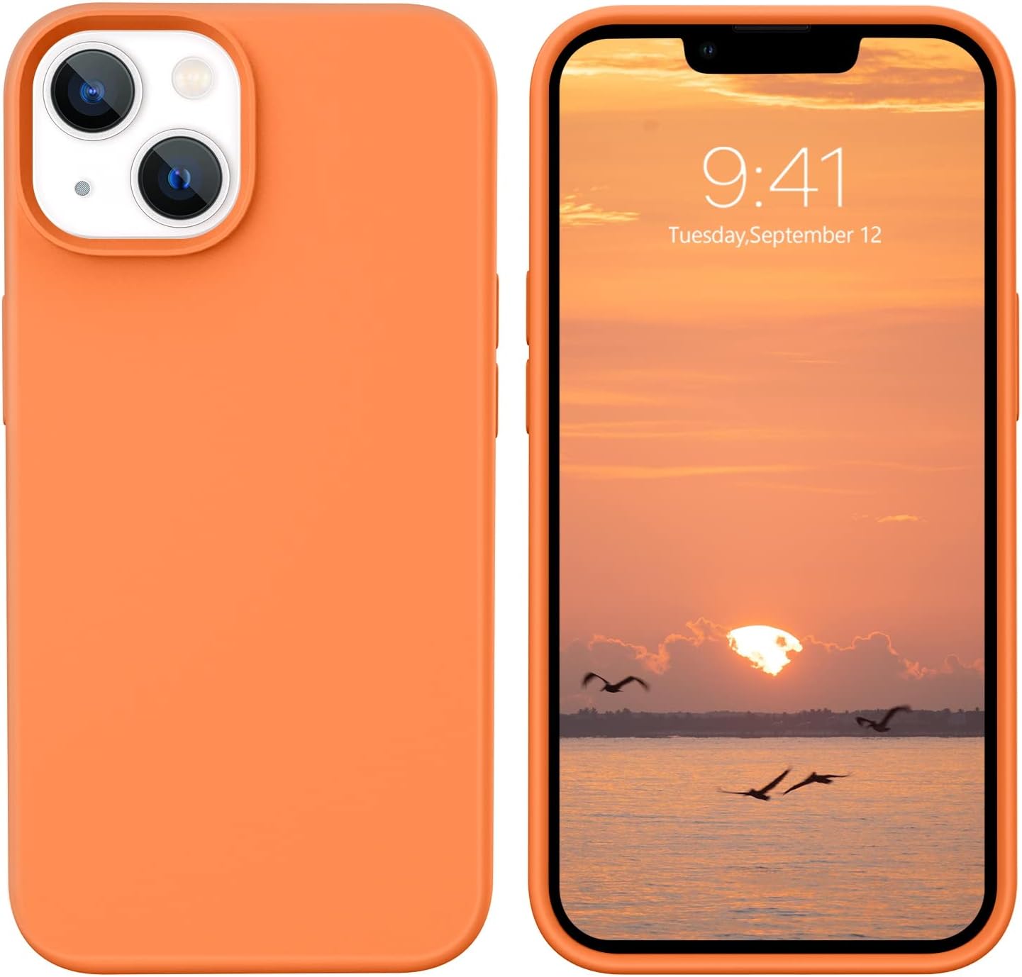 MAVRS Compatible with iPhone 12 Pro Max Case 6.7 inch(2020),[Silky and Soft Touch Series] Premium Soft Liquid Silicone Rubber Full-Body Protective Bumper Case for iPhone 12 Pro Max