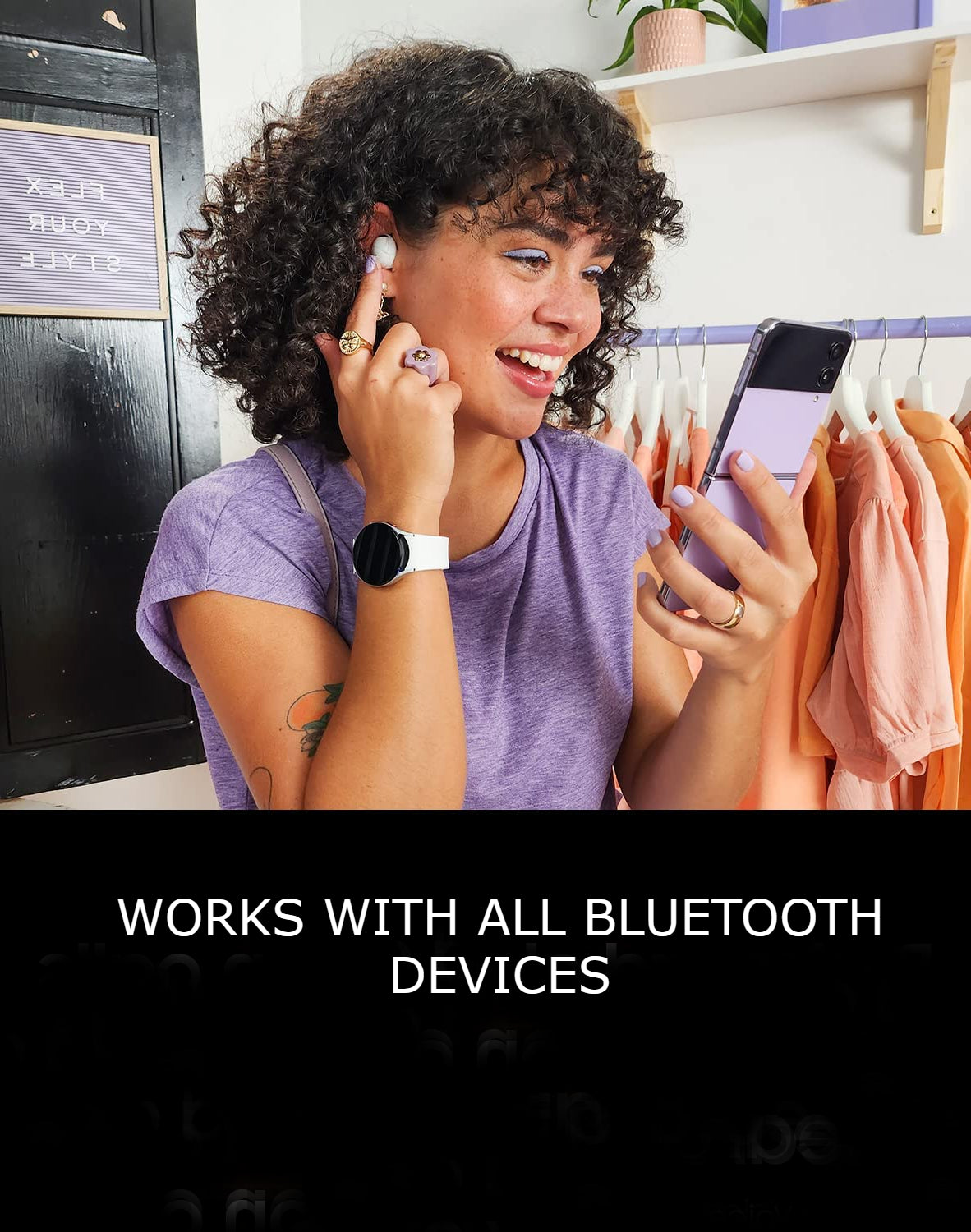 Buds Pro 2 Headphones True Wireless Headsets Bluetooth Earbuds w/ Noise Cancelling, Hi-Fi Sound Earphones, 360 Audio, Comfort Ear Fit, HD Voice, Conversation Mode, IPX7 Water Resistant ( Purple )